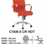 Kursi Direktur & Manager Indachi Cyan II CR HDT