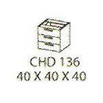 Meja Kantor Modera CHD 136 CM ( C Class )