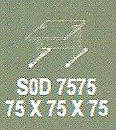 Meja Kantor Modera sOD 7575 ( S Class )