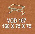 Meja Kantor Modera VOD 167 ( V Class )
