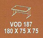 Meja Kantor Modera VOD 187 ( V Class )
