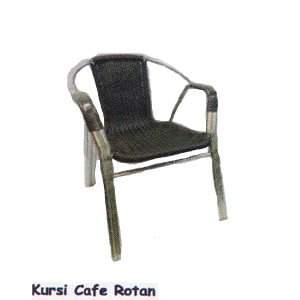 Kursi Bar & Cafe Rotan Tiger