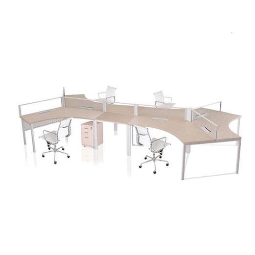"Partisi kantor Donati DWS 5 Seat Y"