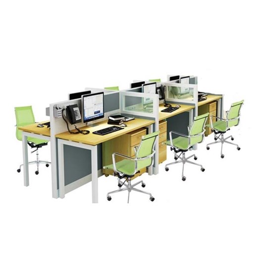 "Partisi kantor Donati DWS 6 Seat Hadap"