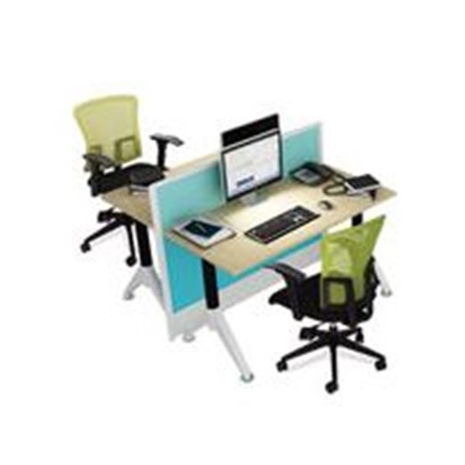 "Partisi kantor Donati WS 2 Seat hadap"