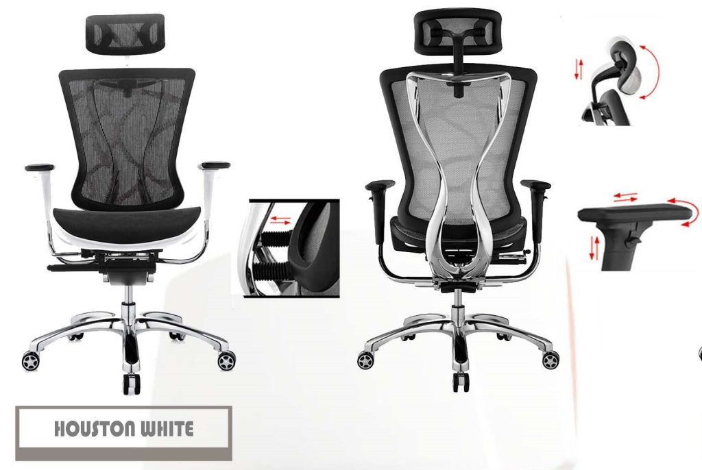 Kursi Kantor Direktur CARRERA HOUSTON WHITE