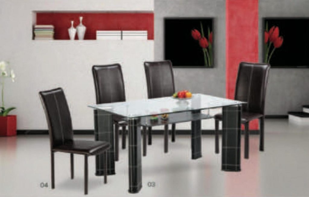 "MEJA MAKAN KACA PP COFEMO MC 12 150x90 cm"