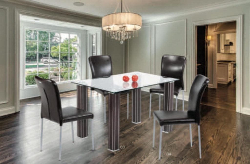 "MEJA MAKAN KACA PP COFEMO MC 13 120x80 cm"