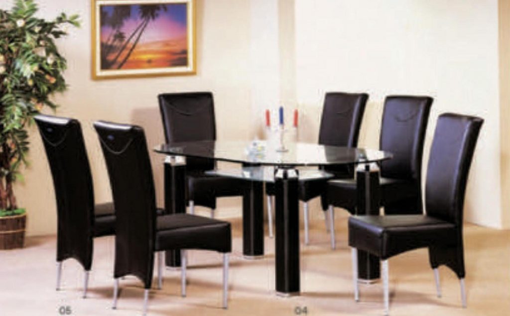 "MEJA MAKAN KACA OVAL COFEMO TC 21 180x100 cm"