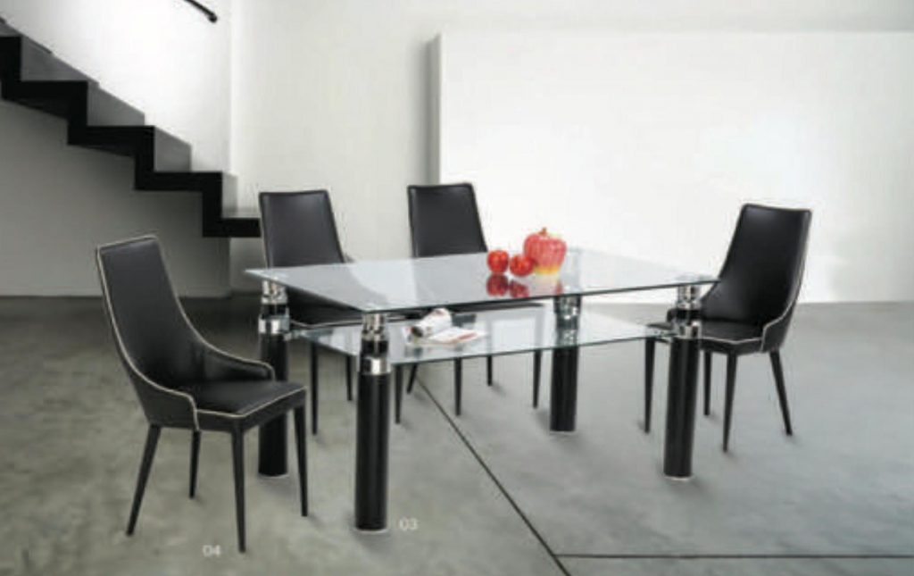 "MEJA MAKAN KACA PP COFEMO TC 31 150x90 cm"