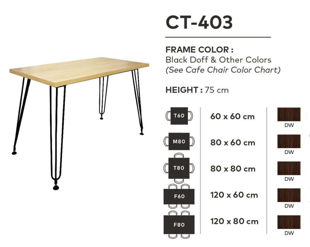 Meja Bar & Cafe New Star CT-403
