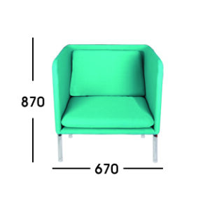 Sofa Kantor Donati Matten 1 Seater